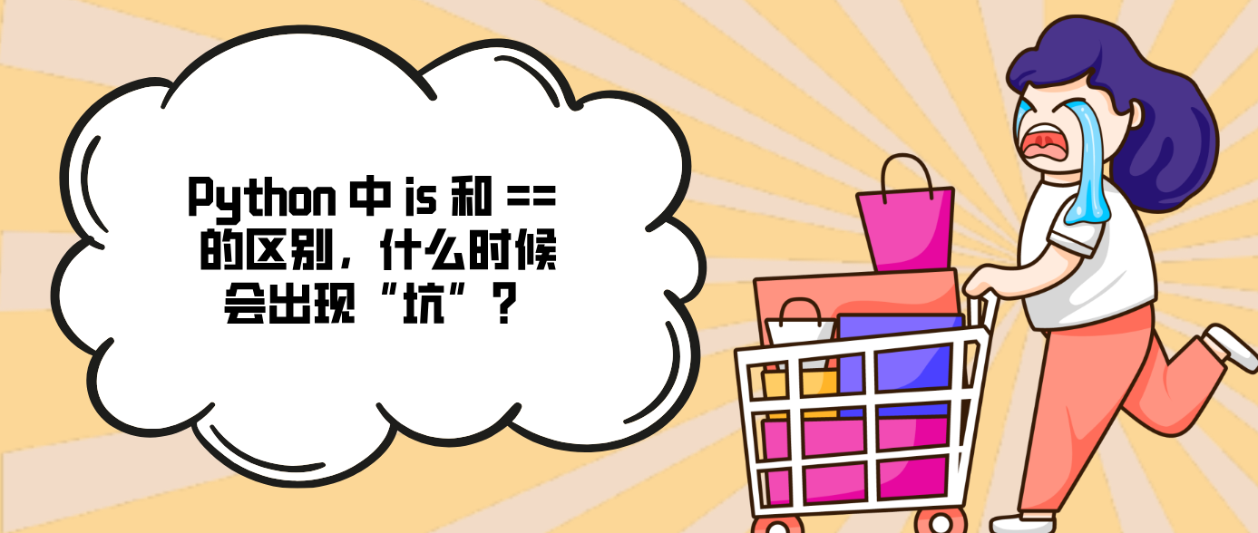 Python 中 is 和 == 的区别，什么时候会出现“坑”？
