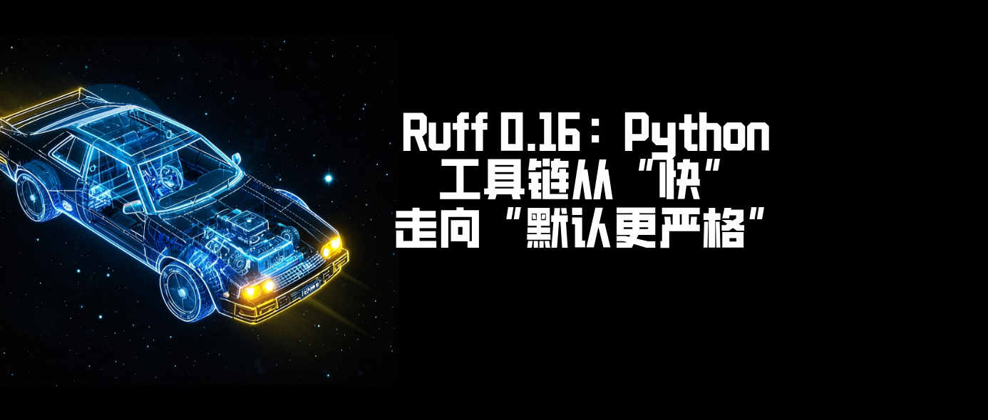 Ruff 0.16：Python 工具链从“快”走向“默认更严格”
